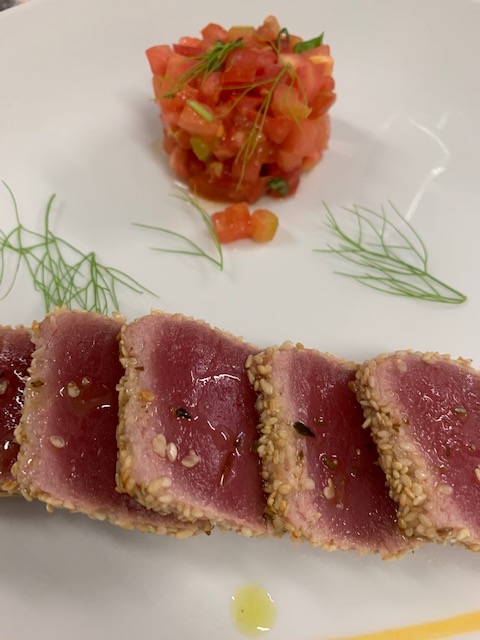 tataki di tonno hotel saraceno 